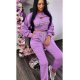 Trening sport dama mov 3 piese Iseul Trening sport dama mov 3 piese Iseul 2 - jojofashion.ro