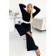 Trening dama evazat negru, cu gluga, Harvard Trening dama evazat negru, cu gluga, Harvard 3 - jojofashion.ro