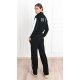 Trening dama sport, bumbac negru, cu capse functionale, Vallery Trening dama sport, bumbac negru, cu capse functionale, Vallery 3 - jojofashion.ro