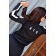 Trening dama sport, bumbac negru, cu capse functionale, Vallery Trening dama sport, bumbac negru, cu capse functionale, Vallery 4 - jojofashion.ro