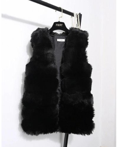 Vesta dama din blana eco neagra Felicia Veste dama, Vesta dama din blana eco neagra Felicia - jojofashion.ro