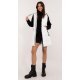 Vesta dama alba matlasata, midi, cu gluga, Shania Vesta dama alba matlasata, midi, cu gluga, Shania 2 - jojofashion.ro