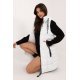 Vesta dama alba matlasata, midi, cu gluga, Shania Vesta dama alba matlasata, midi, cu gluga, Shania 4 - jojofashion.ro