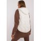 Vesta dama alba MBM, matlasata, cu puf si gluga, Ruky Vesta dama alba MBM, matlasata, cu puf si gluga, Ruky 4 - jojofashion.ro