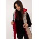Vesta dama bej cu doua fete, midi, din fas, cu gluga, Sayya1 2 - jojofashion.ro