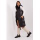 Vesta dama lunga, matlasata, neagra, cu gluga si buzunare, Chelsee Vesta dama lunga, matlasata, neagra, cu gluga si buzunare, Chelsee 3 - jojofashion.ro
