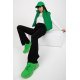 Vesta dama matlasata scurta, verde, cu guler inalt, Sindee Vesta dama matlasata scurta, verde, cu guler inalt, Sindee 4 - jojofashion.ro