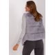 Vesta dama midi, din blana eco, gri, asimetrica, Odette Vesta dama midi, din blana eco, gri, asimetrica, Odette 4 - jojofashion.ro