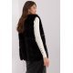 Vesta dama midi, din blana eco, neagra, Sacha Vesta dama midi, din blana eco, neagra, Sacha 4 - jojofashion.ro