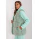 Vesta dama midi, din blana eco, verde menta, Sacha2 Vesta dama midi, din blana eco, verde menta, Sacha2 3 - jojofashion.ro
