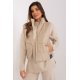 Vesta dama scurta, bej, cu buzunare si guler inalt, Sonya Vesta dama scurta, bej, cu buzunare si guler inalt, Sonya 2 - jojofashion.ro