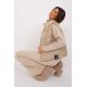Vesta dama scurta, bej, cu buzunare si guler inalt, Sonya Vesta dama scurta, bej, cu buzunare si guler inalt, Sonya 4 - jojofashion.ro