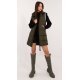 Vesta dama kaki matlasata, midi, cu gluga, Shania4 Vesta dama kaki matlasata, midi, cu gluga, Shania4 2 - jojofashion.ro