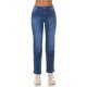 Blugi dama BootCut albastri, denim, Kurama Blugi dama BootCut albastri, denim, Kurama 2 - jojofashion.ro