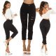 Blugi dama boyfriend, negri, denim, rupti, Gotique Blugi dama boyfriend, negri, denim, rupti, Gotique 7 - jojofashion.ro