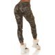 Blugi dama cargo, kaki, army print, din bumbac, Liudmila Blugi dama cargo, kaki, army print, din bumbac, Liudmila 3 - jojofashion.ro
