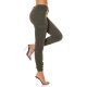 Blugi dama cargo kaki, din bumbac, cu talia inalta, Amy 7 - jojofashion.ro
