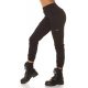 Blugi dama cargo, negri, din bumbac, cu buzunare si talie inalta, Steliana 3 - jojofashion.ro