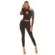 Blugi dama cargo, negri, din bumbac, cu talia inalta, Shontelle 6 - jojofashion.ro
