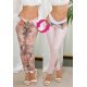 Blugi dama cu doua fete, skinny, roz pudra, din bumbac, Ashelen 2 - jojofashion.ro