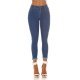 Blugi dama cu push up mulati, albastri, bumbac denim, cu talia inalta, Ruthie 9 - jojofashion.ro