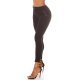Blugi dama cu push up, negri, din bumbac, cu talia inalta, Anica Blugi dama cu push up, negri, din bumbac, cu talia inalta, Anica 2 - jojofashion.ro