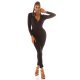 Blugi dama cu push up, negri, din bumbac, cu talia inalta, Anica Blugi dama cu push up, negri, din bumbac, cu talia inalta, Anica 7 - jojofashion.ro