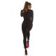 Blugi dama cu push up, negri, din bumbac, cu talia inalta, Anica Blugi dama cu push up, negri, din bumbac, cu talia inalta, Anica 8 - jojofashion.ro