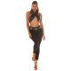 Blugi dama cu push up, negri, din bumbac, mulati, Daimon Blugi dama cu push up, negri, din bumbac, mulati, Daimon 6 - jojofashion.ro