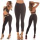 Blugi dama cu push up, negri, din bumbac, mulati, Daimon Blugi dama cu push up, negri, din bumbac, mulati, Daimon 10 - jojofashion.ro