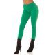 Blugi dama cu push up, skinny, verzi, din bumbac, mulati, cu talia inalta, Haley 2 - jojofashion.ro