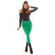 Blugi dama cu push up, skinny, verzi, din bumbac, mulati, cu talia inalta, Haley 8 - jojofashion.ro