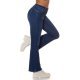 Blugi dama evazati, albastri, denim, cu aspect uzat, Rennea Blugi dama evazati, albastri, denim, cu aspect uzat, Rennea 3 - jojofashion.ro
