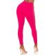 Blugi dama mulati, ciclam, din bumbac, mulati, cu talia inalta, Thana 3 - jojofashion.ro