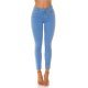 Blugi dama mulati cu push up, bleu, din denim elastic, cu talia inalta, Shantall 2 - jojofashion.ro