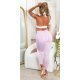 Blugi dama mulati, lila, din bumbac, cu talia inalta, Nasiha 5 - jojofashion.ro