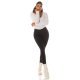 Blugi dama mulati, negri, uzati, denim, cu talia inalta Afrom 6 - jojofashion.ro