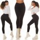 Blugi dama mulati, negri, uzati, denim, cu talia inalta Afrom 7 - jojofashion.ro