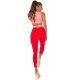 Blugi dama mulati, rosii, din bumbac, cu talia inalta, Krame Blugi dama mulati, rosii, din bumbac, cu talia inalta, Krame 5 - jojofashion.ro