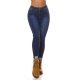 Blugi dama push up, albastri, denim, cu talia inalta Goksu Blugi dama push up, albastri, denim, cu talia inalta Goksu 2 - jojofashion.ro