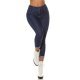 Blugi dama push up, albastri indigo, denim, cu talia inalta Tryxe 4 - jojofashion.ro