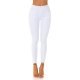 Blugi dama push up, albi, denim, cu talia inalta, Pikme Blugi dama push up, albi, denim, cu talia inalta, Pikme 2 - jojofashion.ro
