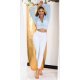 Blugi dama push up, albi, denim, cu talia inalta, Pikme Blugi dama push up, albi, denim, cu talia inalta, Pikme 4 - jojofashion.ro