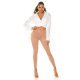Blugi dama push up, cappuccino, denim, cu talia inalta, Pikme Blugi dama push up, cappuccino, denim, cu talia inalta, Pikme 6 - jojofashion.ro