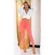 Blugi dama push up, corai, denim, cu talia inalta, Pikme 4 - jojofashion.ro