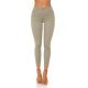 Blugi dama push up, kaki, denim, cu talia inalta, Pikme 2 - jojofashion.ro