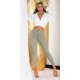 Blugi dama push up, kaki, denim, cu talia inalta, Pikme 4 - jojofashion.ro