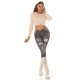 Blugi dama rupti, cu push up, negri, din bumbac, cu talia inalta, Trinity 6 - jojofashion.ro