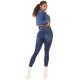 Blugi dama skinny, albastri, uzati, cu talia inalta Bachia Blugi dama skinny, albastri, uzati, cu talia inalta Bachia 6 - jojofashion.ro
