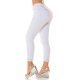 Blugi dama skinny, albi, din bumbac, cu talia inalta, Tisana Blugi dama skinny, albi, din bumbac, cu talia inalta, Tisana 3 - jojofashion.ro